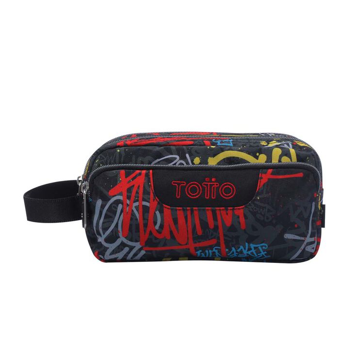 Estuche triple Totto Grafiti