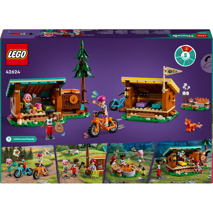 LEGO® Friends Campament d'Aventura: Cabanes Confortables 42624