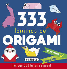 333 Láminas de origami azul 333 Láminas de origami azul