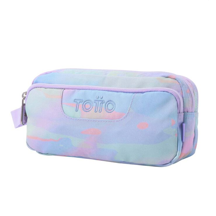 Estuche triple Totto Pastel