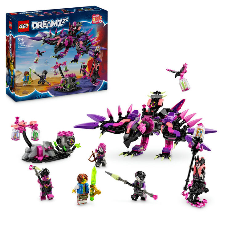 LEGO® DREAMZzz Criaturas de las Pesadillas de la Bruja Jamás 71483