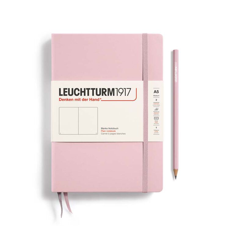 Libreta Leuchtturm A5 tapa dura liso powder