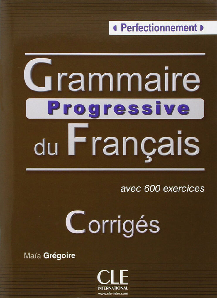 CLE Grammaire Progressive PER 2E/Cor