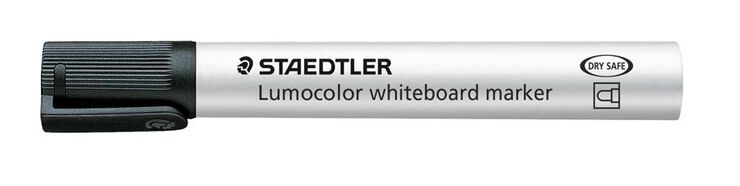 Retoladors pissarra blanca Staedtler Lumocolor 351 negre 10u