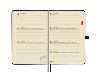 Agenda Finocam 18M M3 sem/vista mult 24-25 negro