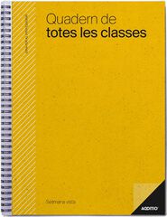 Libreta doble espiral Totes les Classes Additio 225x310mm verde