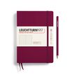 Libreta Leuchtturm A5 tapa dura dots port red