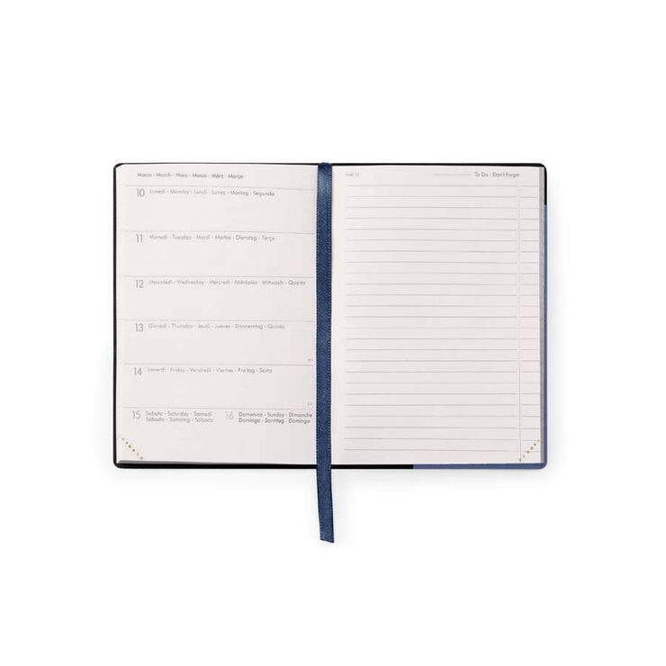 Agenda Legami 18 mesos small setm/vista mult 24-25 Blueberry