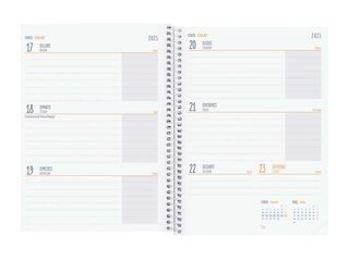 Agenda escolar Finocam Cool 1/4 sem/vista cat 24-25 Floral