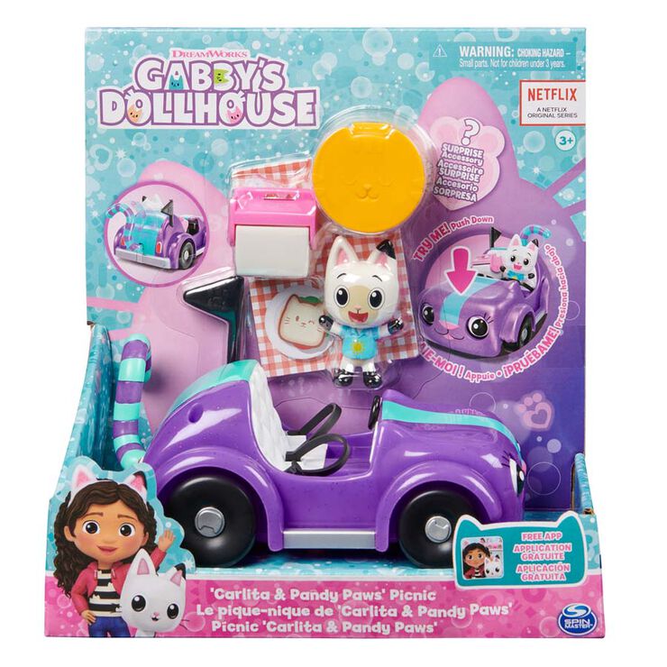 Gabby Doll House Coche Carlita