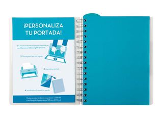 Agenda Finocam Magistral personalizable 1/4 Sv cas 24-25 azul