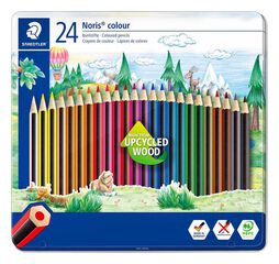 Llapis Staedtler  Noris Colour caixa metàl·lica 24 colors