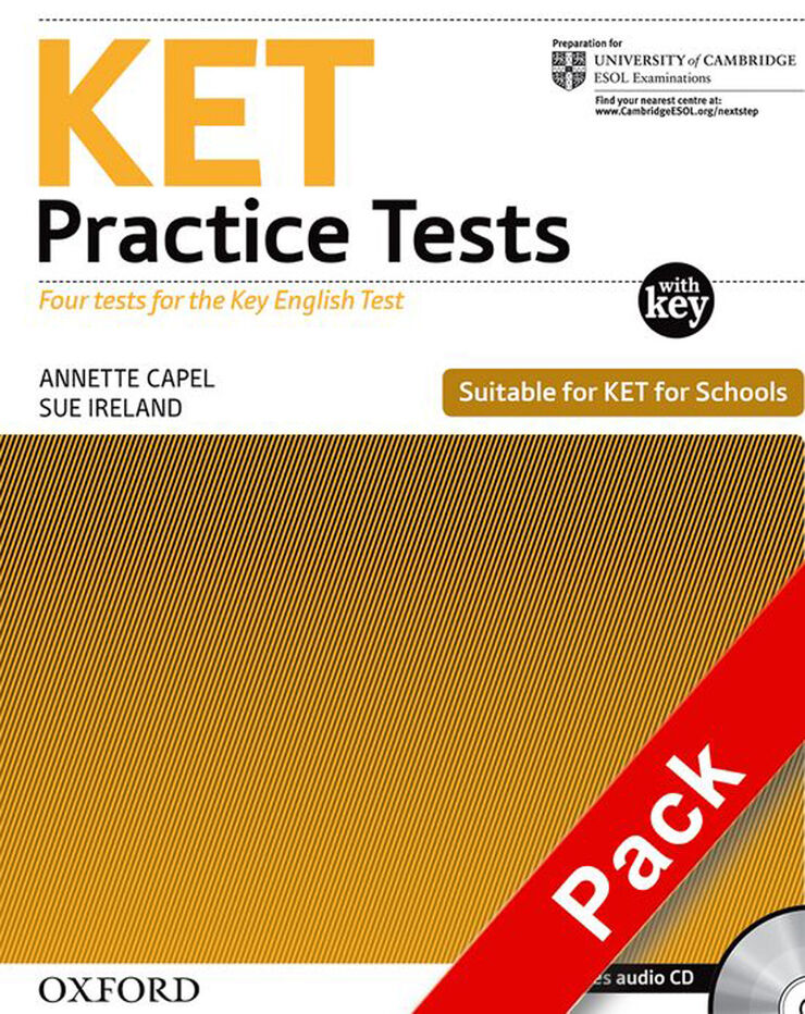 OUP KET Practice Tests 2E/Pack+key Oxford LG 9780194574211