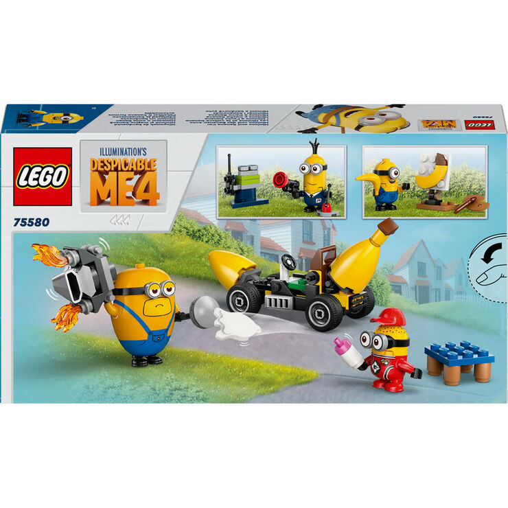 LEGO® Minions y Coche Banana 75580