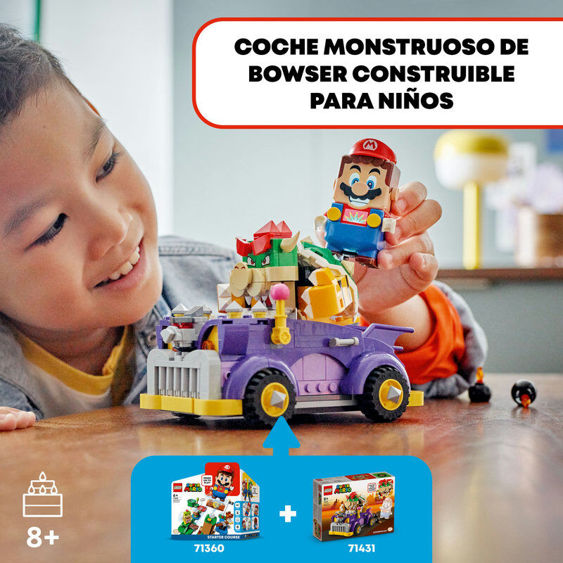 LEGO® Super Mario Set de Expansión: Coche monstruoso de Bowser 