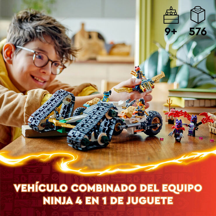 LEGO® Ninjago Vehículo Combinado del Equipo Ninja 71820