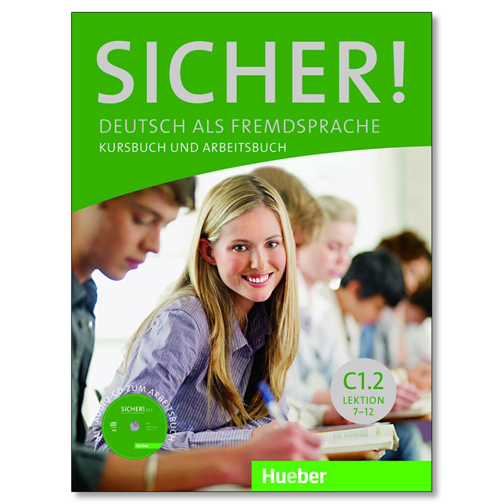 SICHER C1.2 KURSBUCH+ARBEITSBUCH+CD Hueber Internacional 9783197012087 ...