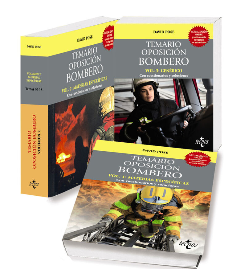 Pack Temario Oposición Bombero