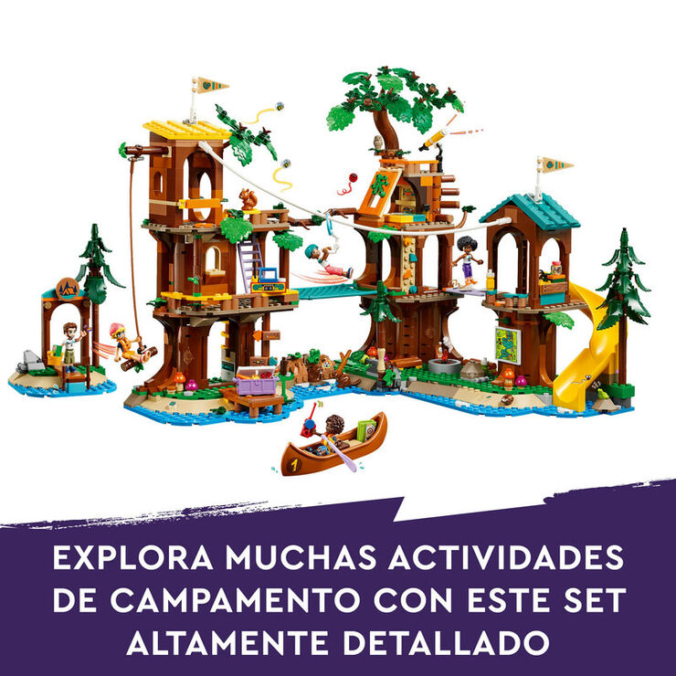 LEGO® Friends Campamento de Aventura: Casa del Árbol 42631