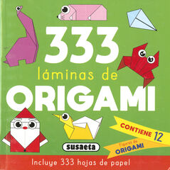 333 Láminas de origami verde 333 Láminas de origami verde