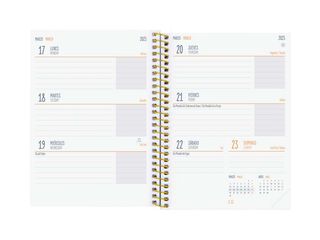 Agenda escolar Finocam Secundaria 1/8 sem/vista cas 24-25 Lilac