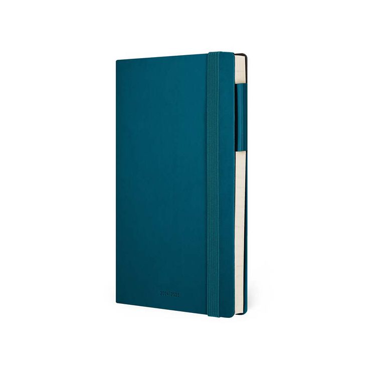 Agenda Legami 18 meses medium sem/vista mult 24-25 Teal Blue