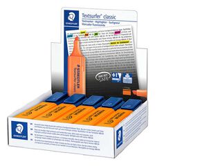 Marcadors fluoresecent Staedtler Textsurfer taronja 10u