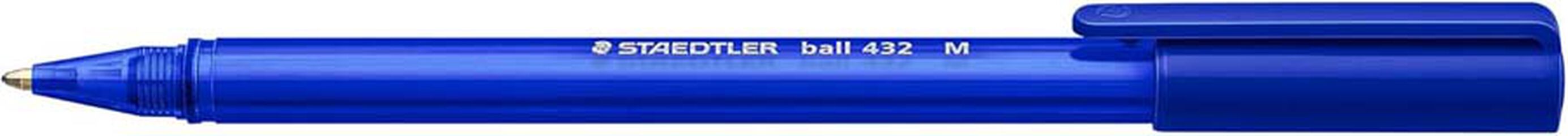 Bolígrafo Staedtler 432 M azul 10u