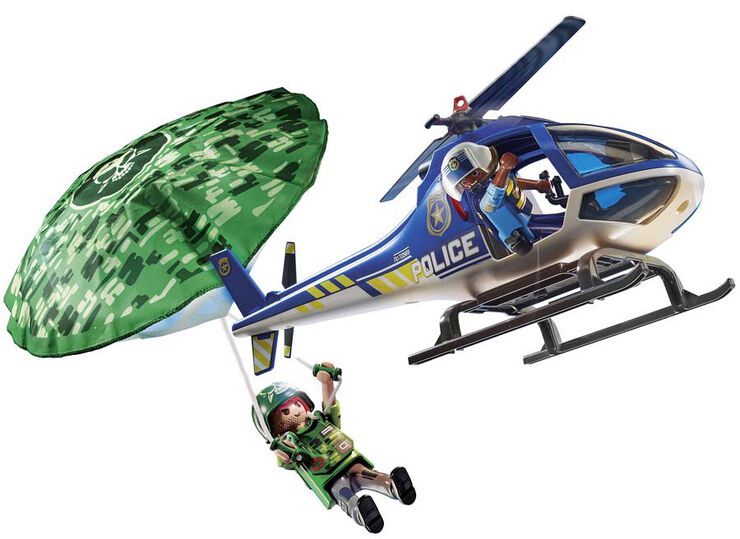 Playmobil City Action Helicòpter Policia Paracaigudes 70569