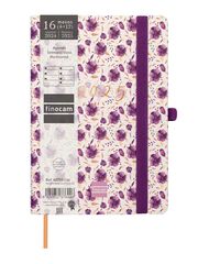 Agenda Finocam 16M Capri F4 setm/vista cat 24-25 violeta