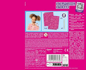 Scratch Stickers Maped Barbie