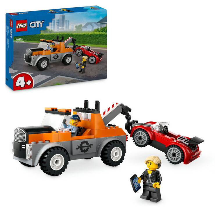 LEGO® City Camión Grúa y Reparación del Deportivo 60435