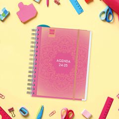 Agenda Finocam Magistral personalitzable 1/4 Sv cas 24-25 Mandala