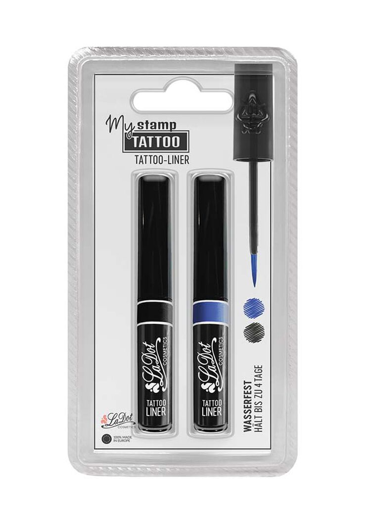 Liners My Stamp Tattoo negro y azul