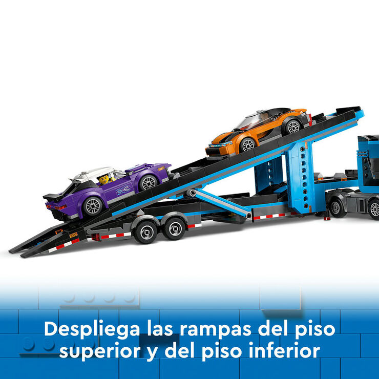 LEGO® City Camió de Transport amb Cotxes Esportius 60408