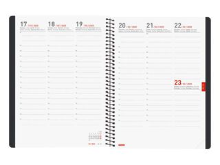 Agenda Finocam 16M Ikon E10 sem/vista mult 24-25 negro