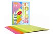 Paper A4 4colors fluorescents 100 fulls