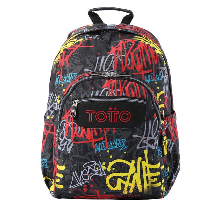 Mochila Totto Acuareles Grafiti