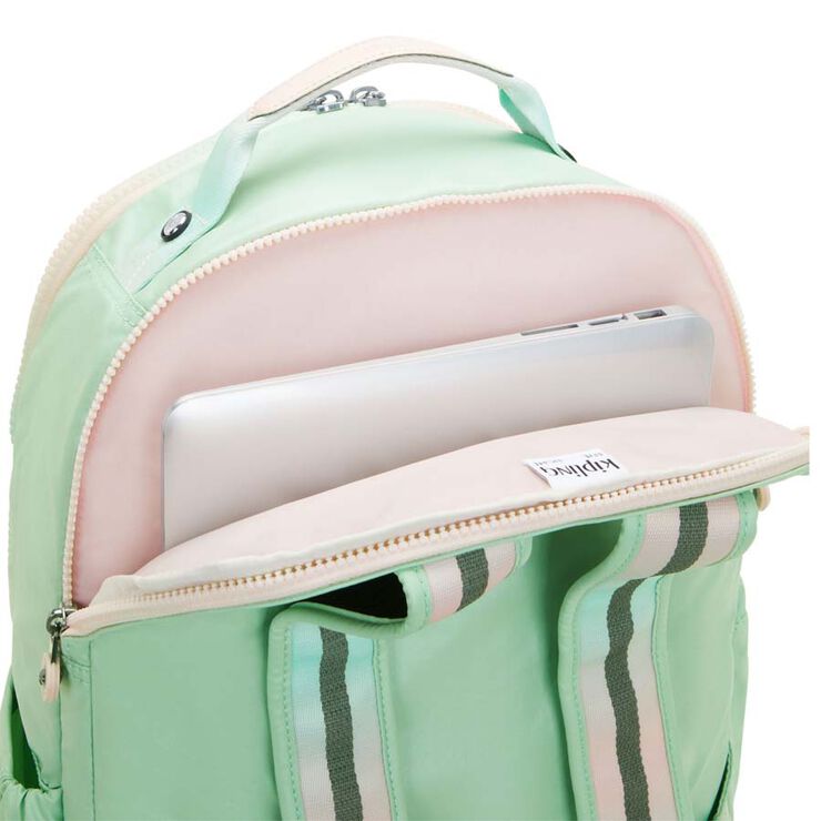 Mochila doble Kipling Seoul green