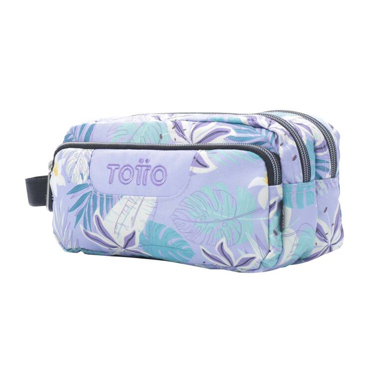 Estuche triple Totto Tropical