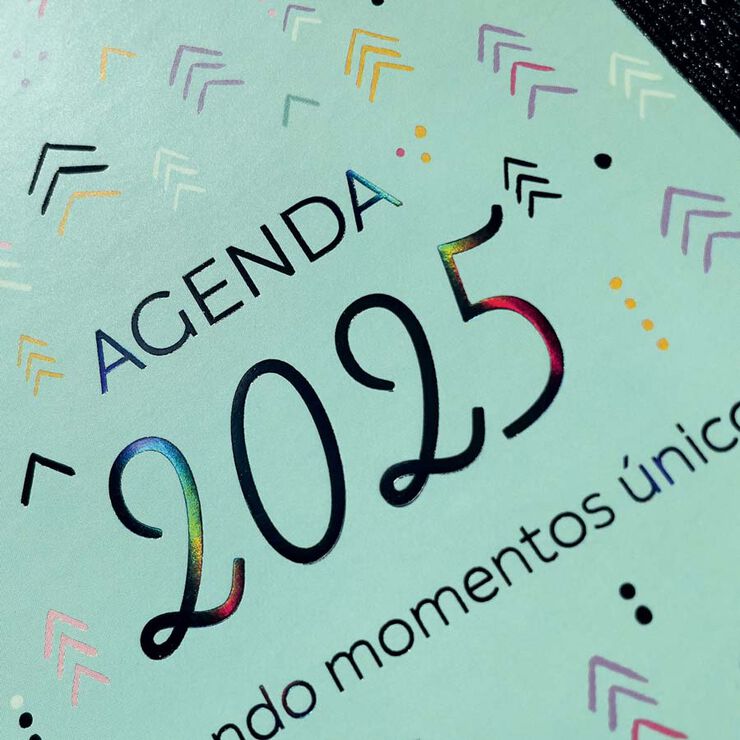 Agenda Finocam 16M Vitae 1/4 setm/vista cas 24-25 verd