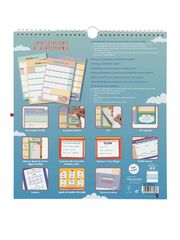 Calendario pared 16 meses Finocam Plus cas 24-25 Familiar