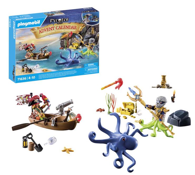 Playmobil Nadal Calendario Adviento Piratas 71636