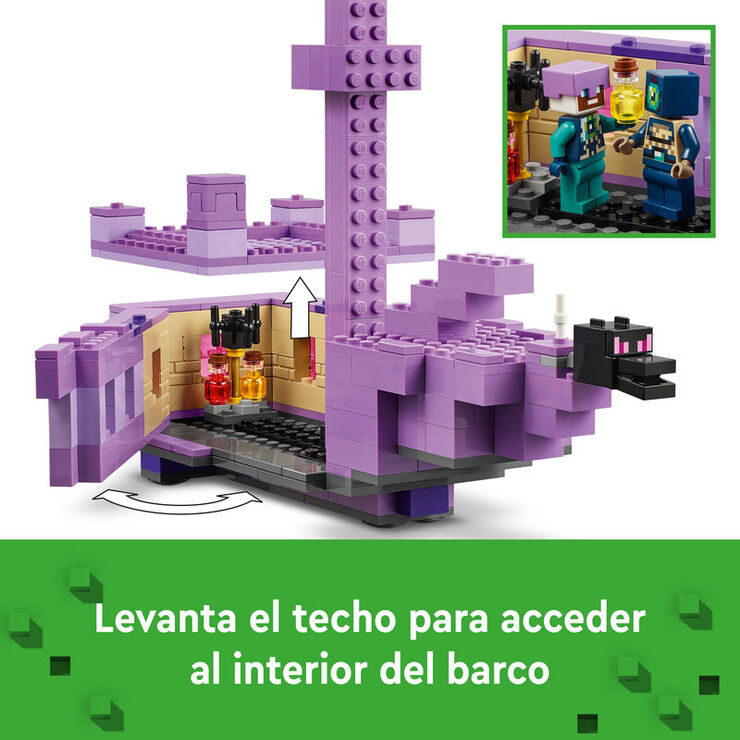 LEGO® Minecraft El Drac Ender i el Vaixell del End 21264