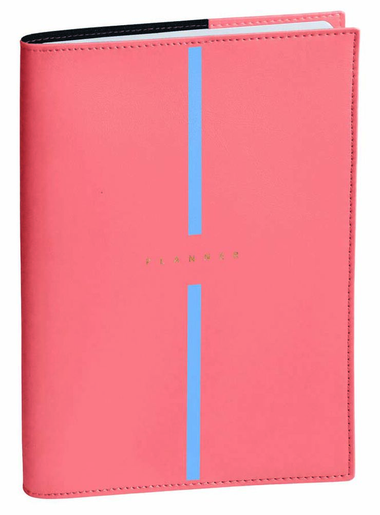 Agenda 16m Billy 16x24 sem/vista mult 24-25 rosa claro