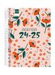 Agenda escolar Finocam Cool 1/4 día/pág cat 24-25 Floral