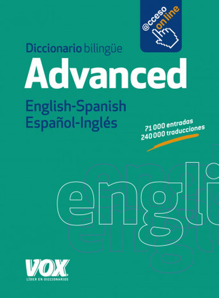 Diccionario Advanced English-Spanish / Español-Inglés Vox 9788499741444