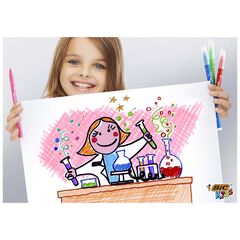 Retoladors Bic Kids Pastel 12 colors