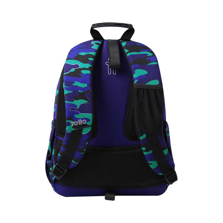 Mochila Totto Acuareles Camo azul