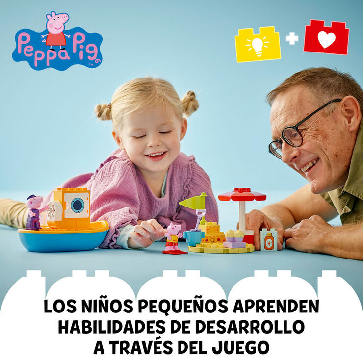 LEGO® DUPLO Peppa Pig Excursión en Barco de Peppa Pig 10432